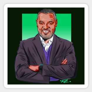 Laurence Fishburne - An illustration by Paul Cemmick Magnet